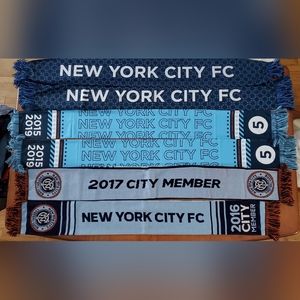 Lot of 6 New York City FC Scarves